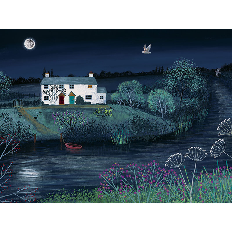 Art Group Jo Grundy Moon River Canvas Wall Art Wayfair.co.uk